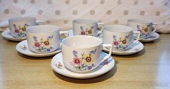 Porcelánová sada šálků s podšálky – EPIAG