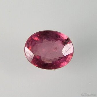 Rubín-ovál, kombinovaný-1,00 ct. - 1