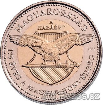 100 Forintů 2023 Maďarsko Armáda UNC
