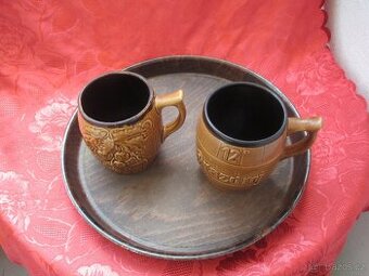 2x džbán-korbel+ podnos přidám