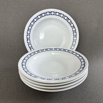 5x gastro retro hluboký talíř Princip, RaJ Dvory