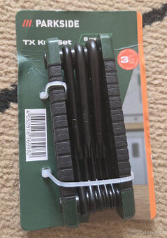 Sada TX klíčů Parkside T9/T10/T15/T20/T25/T27/T30/T40