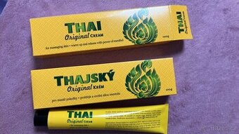 Thajský masážní krém pro masáže pokožky prohřeje uvolní