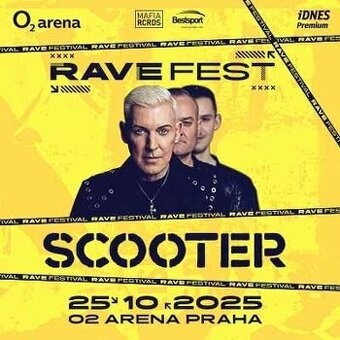 Scooter na RAVE festivalu - Golden Circle