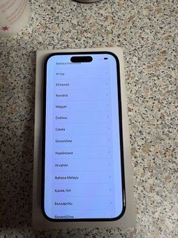 IPhone 15PRO 256G, roční záruka
