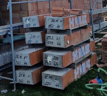 Prodám překlady nosné žaluziové a roletové HELUZ