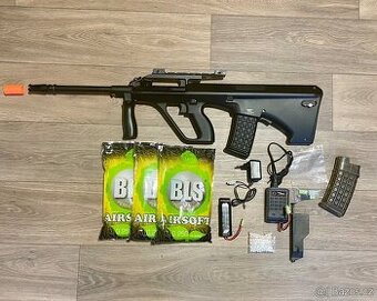 Airsoftová útočná puška AU-1G + příslušenství