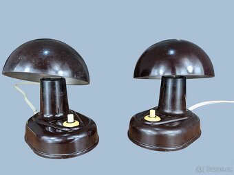 Funkcionalistická bakelitová lampička - Elektrosvit