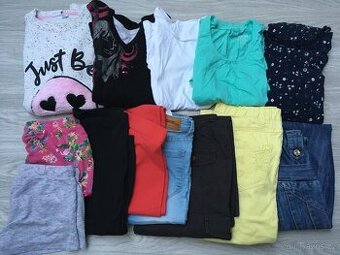 Balík dívčího oblečení vel. 128-140