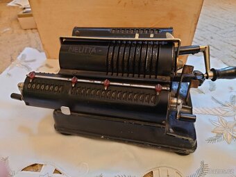 Starožitný kalkulátor Melitta, Fortuna Werk, Thüringen,DE