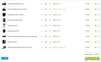 Herni P, RX Vega 56 8GB, Ryzen 5 60, 6GB RA DDR4