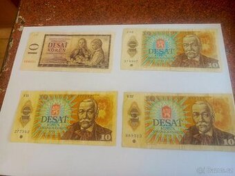 4 x 10 kčs  - viz foto