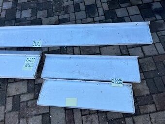 Hliníkové parapety - bílé