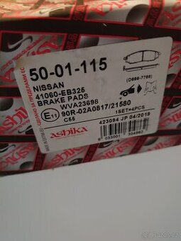 Nové přední brzdové destičky pro Infiniti M30d