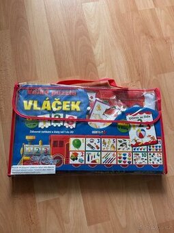 Puzzle vláček počítáme do 20