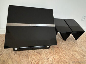 Komínová digestoř 60 cm černé sklo EMPIRE KD 319