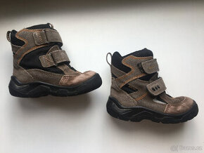 Zimní hnědé boty goretex vel. 27 Ecco