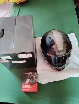 Helma NOX N968 Tomak 2024 vel.L interkom FreedConn R1 Plus E