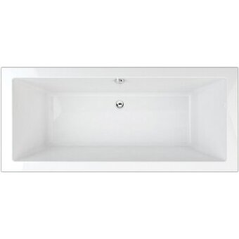 Obdélníková vana bílá nová - 170x75.