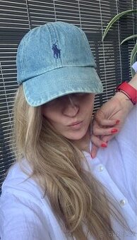 Džínová kšiltovka Ralph Lauren