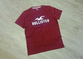 NOVÉ tričko Hollister - L (bordó)
