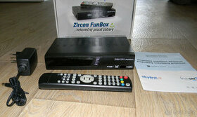 Satelitní HD přijímač Zircon FunBox + karta Skylink zdarma - 1