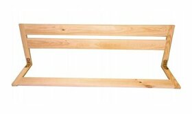 Dřevěná zábrana do postele 97 cm