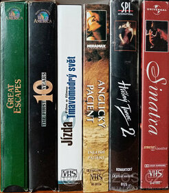 VHS kazety, originál nahrané - 1