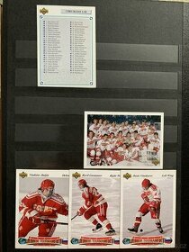 Hokejové karty MS juniorů r. 1992