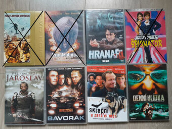 DVD filmy, originální obal