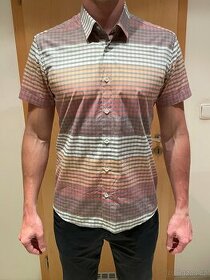 Slim Fit Košile ITALSKÁ Pantamo Denim - 1