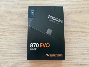 Samsung 870 Evo 2TB (nový kus, ještě zabalené v krabici)