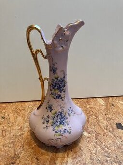 Karafa z růžového porcelánu - 1