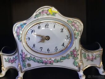 Porcelánové hodiny Royal Dux - 1