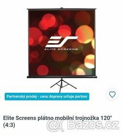 Projekční plátno, mobilní, NOVÉ