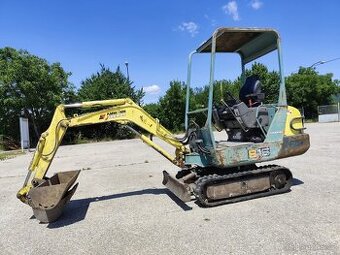 Minibagr Yanmar B15. 2x lyžica.