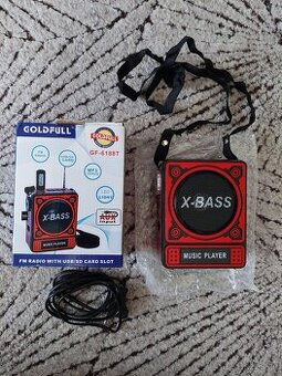 Multimediální rádio Goldfull GF-6118T FM Radio, USB/SD MP3