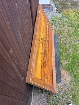 Praha, Karlův most, Obraz, ruční práce, dýha