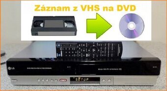📼>📀VHS-DVD rekordér LG RC278