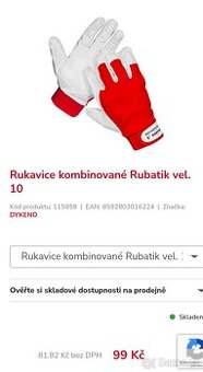 Pracovní rukavice Dykeno