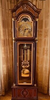 Luxusní stojací hodiny Hermle – Německo, Westminster