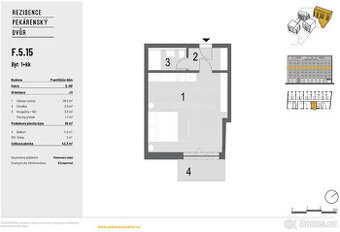Pronájem bytu 1+kk 42 m² Bratislavská, Brno - Zábrdovice - 1