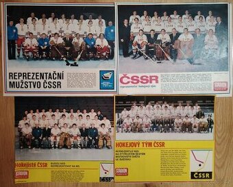 Čs. hokejoví reprezentanti 70-te roky + repre ČSSR