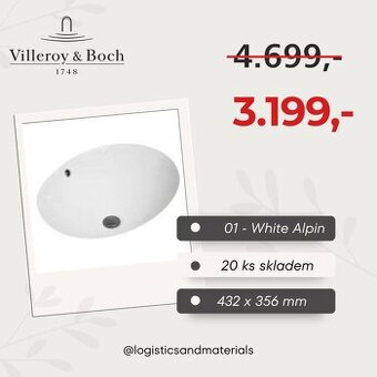 Villeroy & Boch výprodej — luxusní sanitární keramika