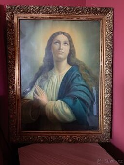 Starý obraz Panny Marie