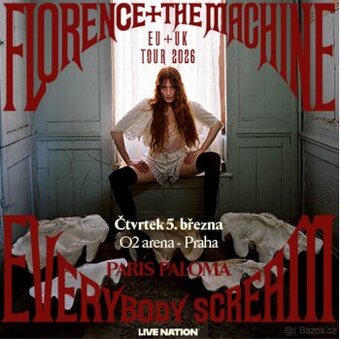 FLORENCE+THE MACHINE, VIP KLUBOVÉ PATRO, 5.3.2026