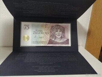 HANKA ZAGOROVÁ - PAMĚTNÍ BANKOVKA - SÉRIE 5 Ks