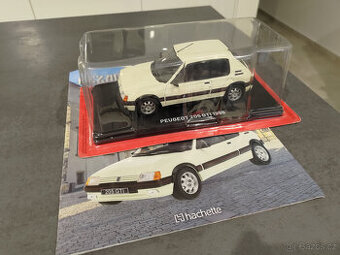 1:24 Peugeot 205 GTI 1986 - Hachette + časopis
