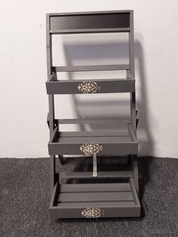 Dřevěný stojan Provence styl na byliny, květiny