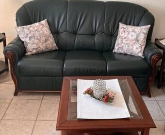 Luxusní italská kožená sedačka, 4094